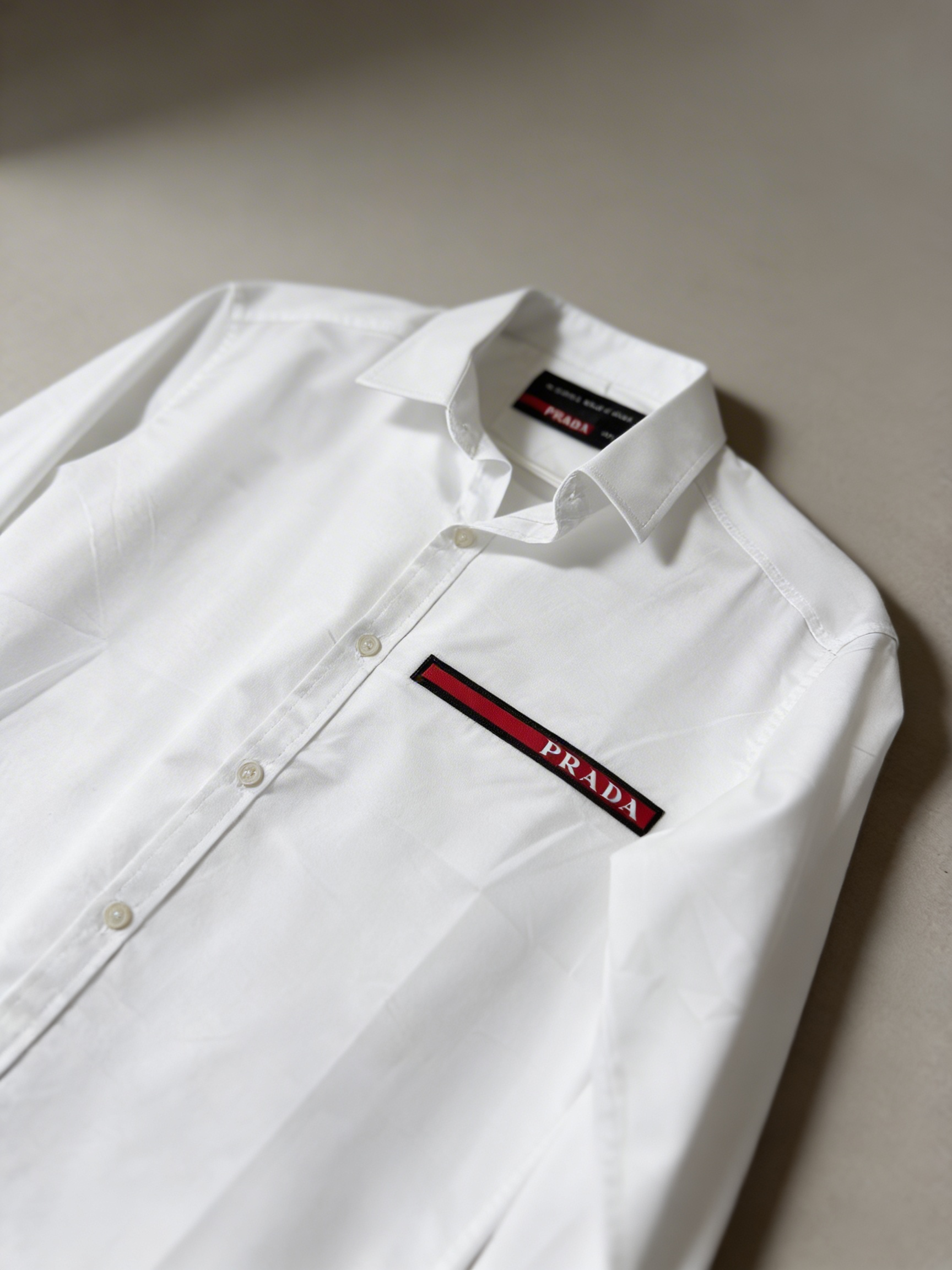 Prada Stripe White