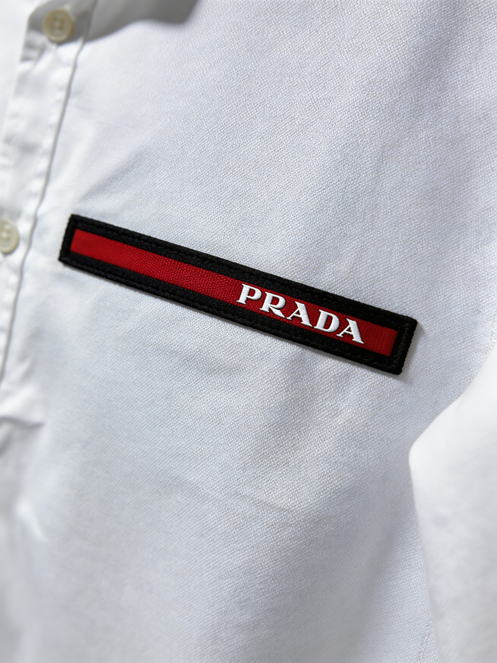 Prada Stripe White