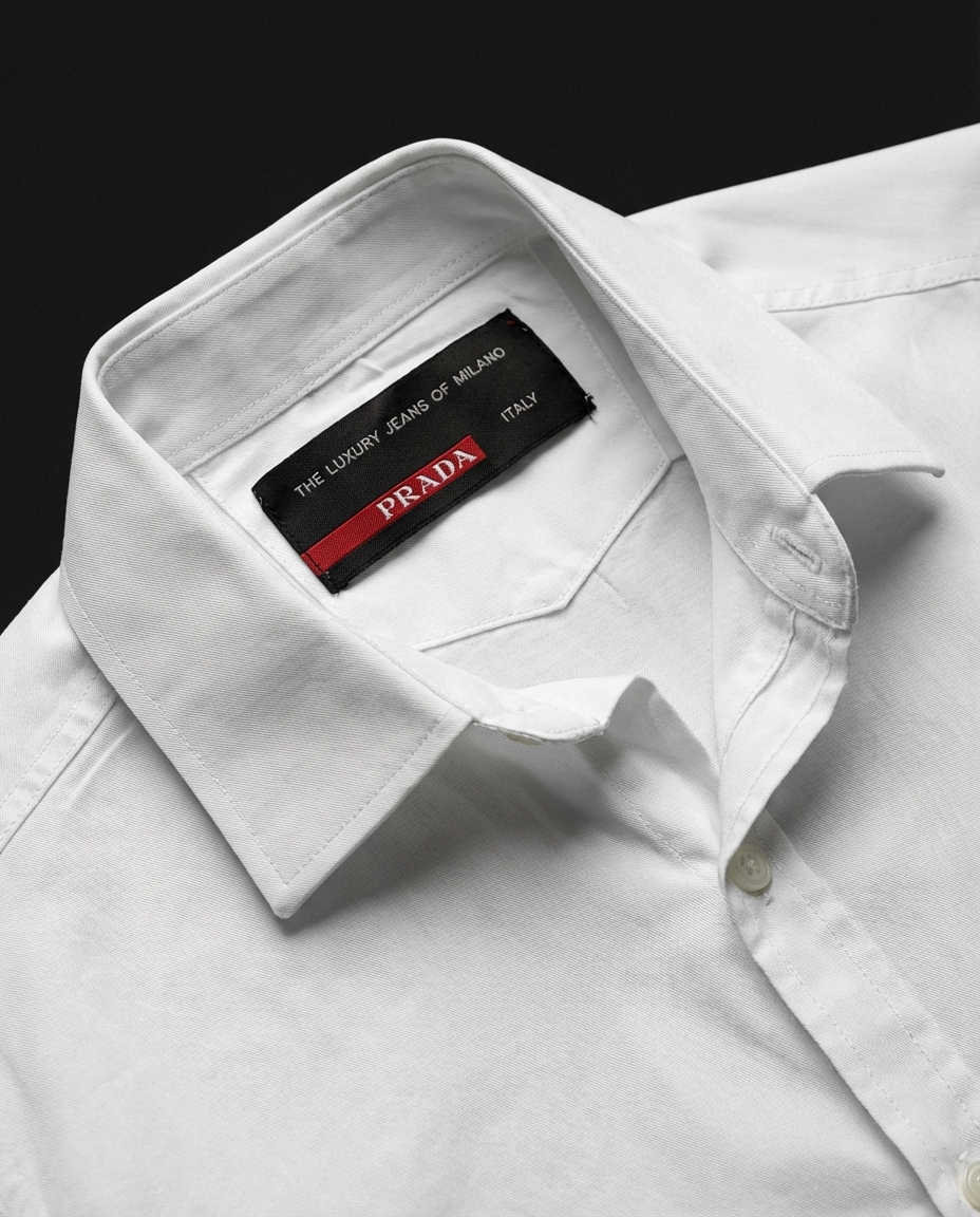 Prada Stripe White